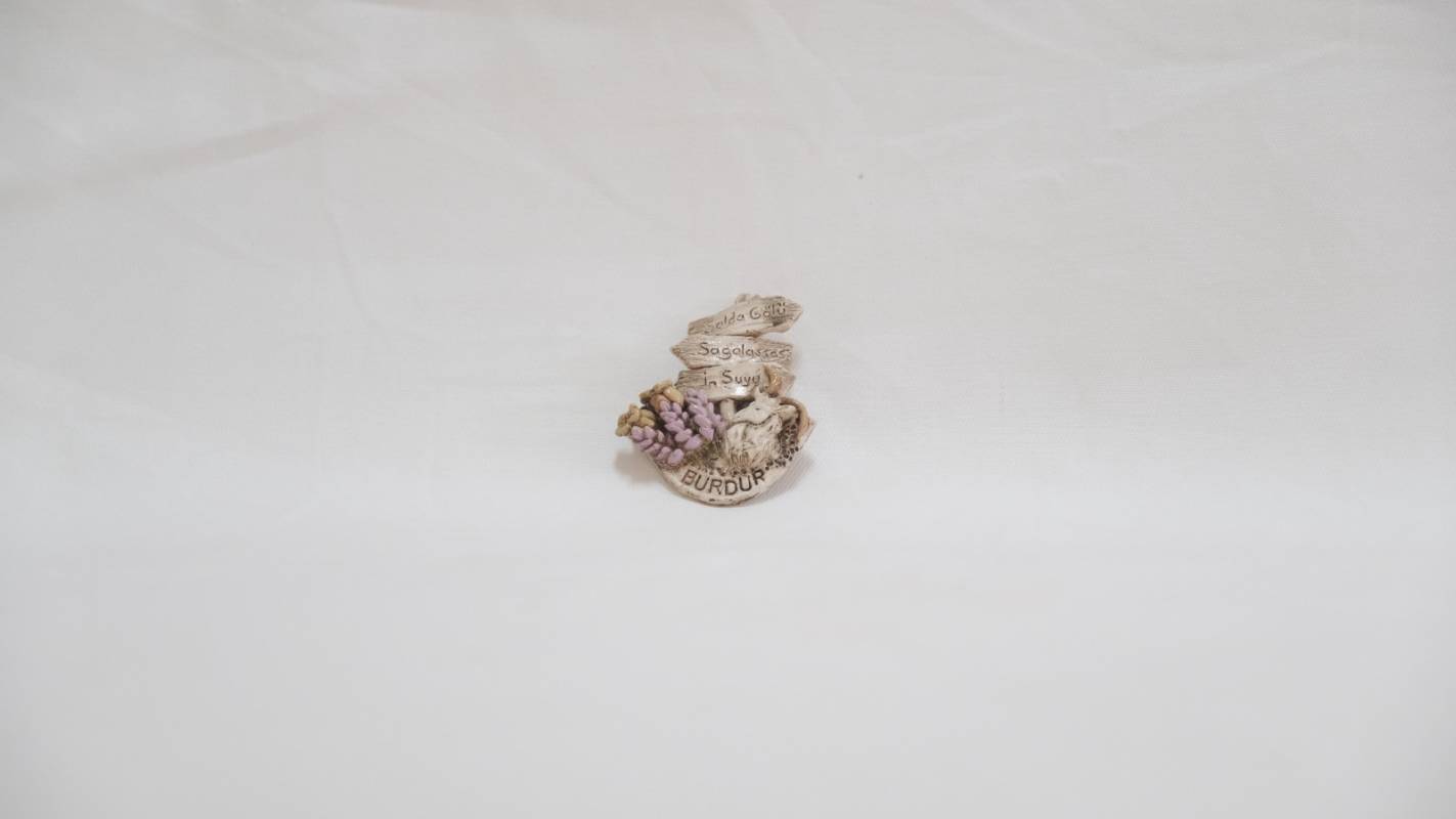 Burdur Temalı Seramik Magnet - Model 1 1