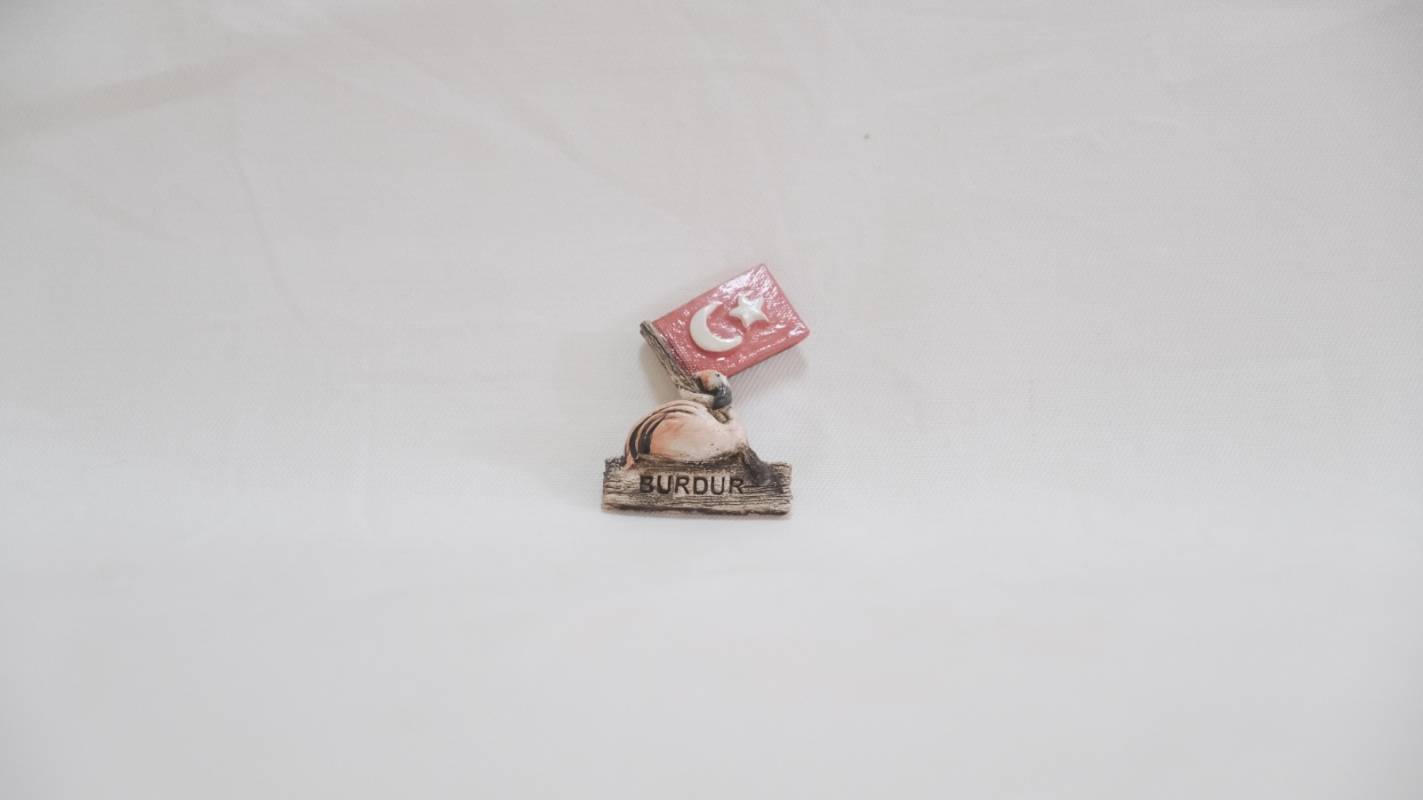 Burdur Temalı Seramik Magnet - Model 3 1