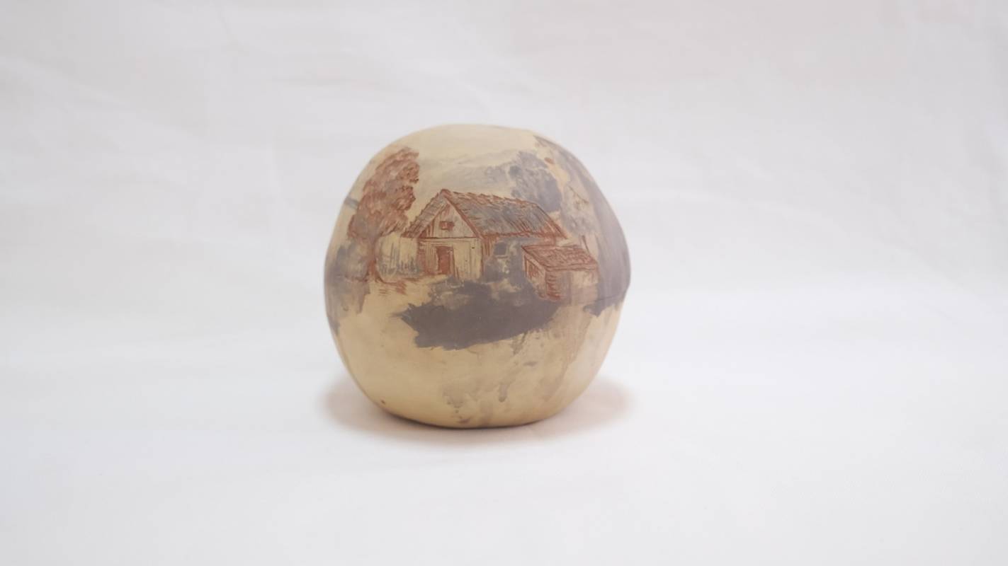 Ev Desenli Antik Astarlı Orta Küp 1