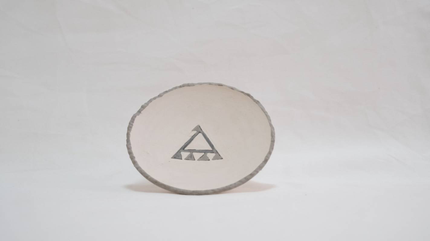 Geleneksel Desenli Antik Astarlı Duvar Tabağı 1