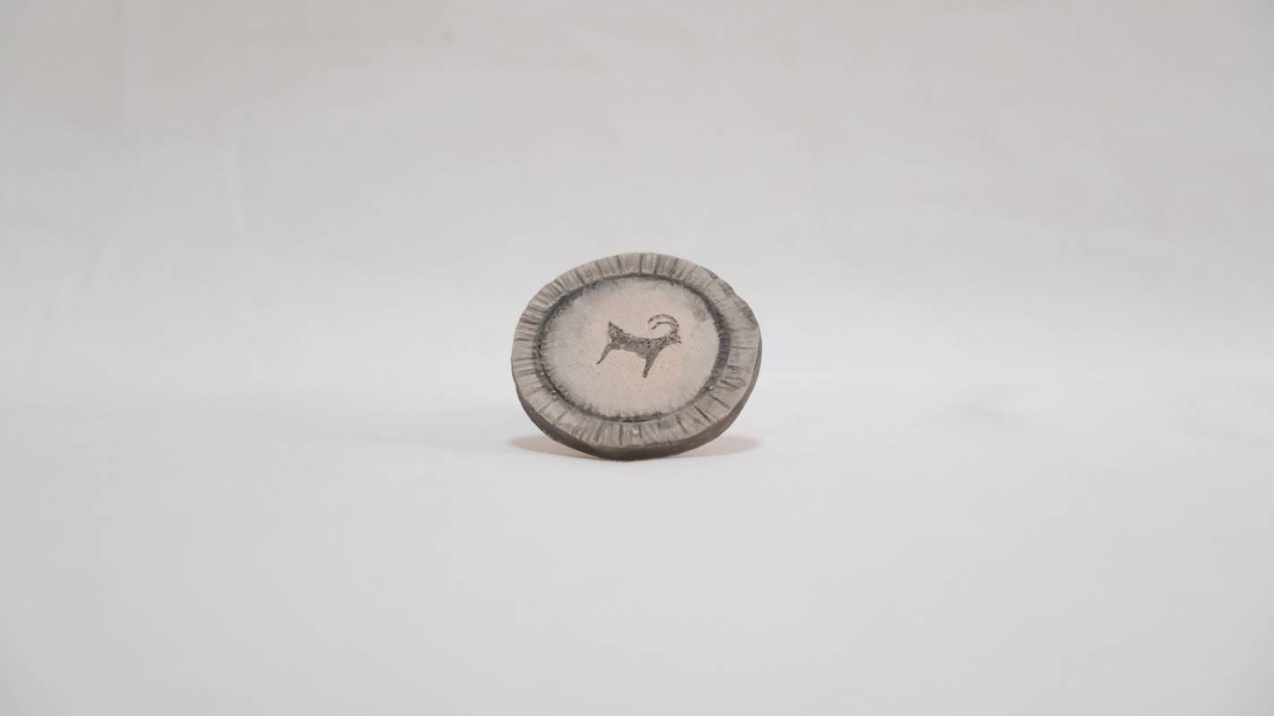 Teke Desenli Seramik Koku Taşı 1