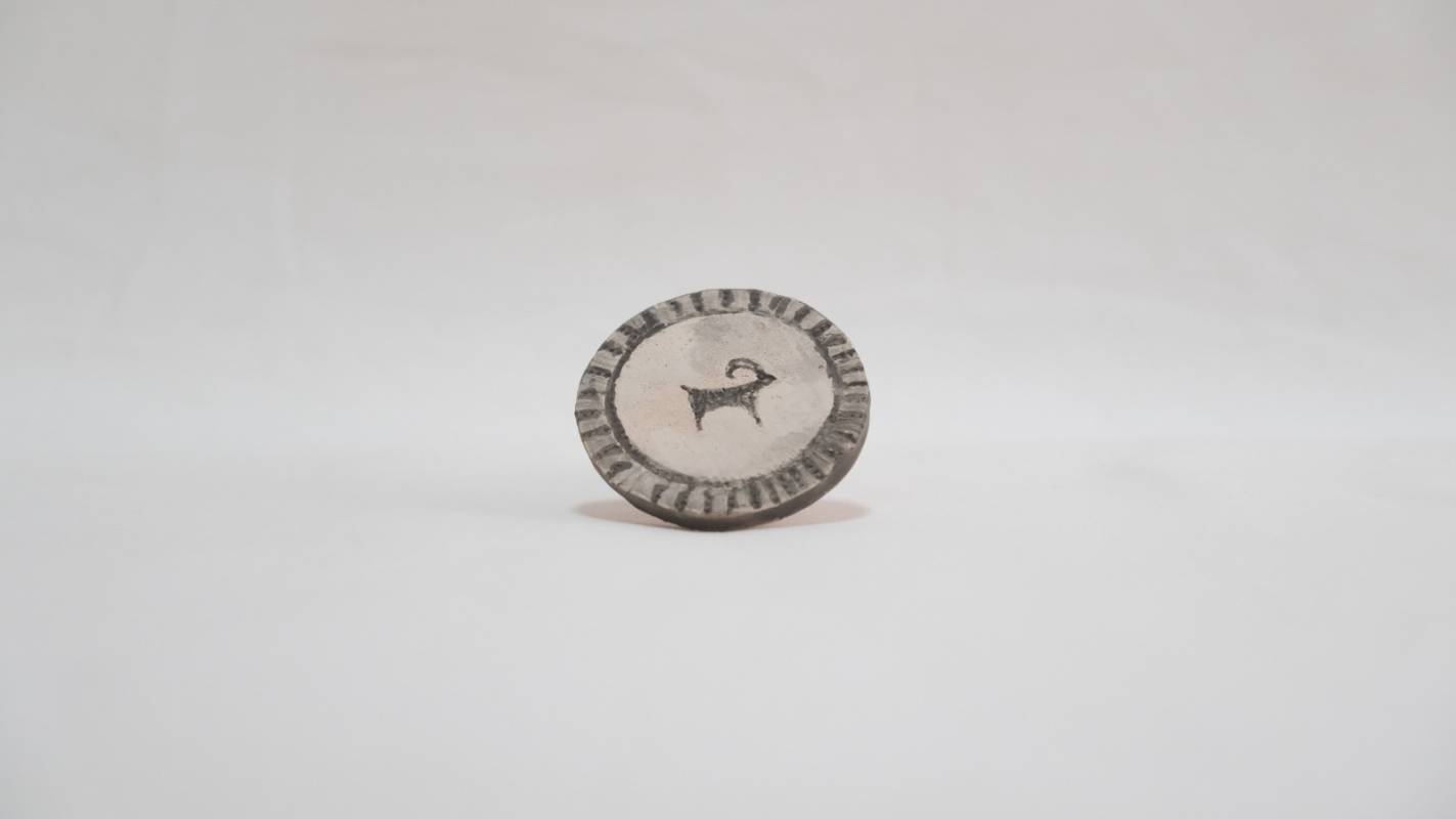 Teke Desenli Seramik Koku Taşı 2