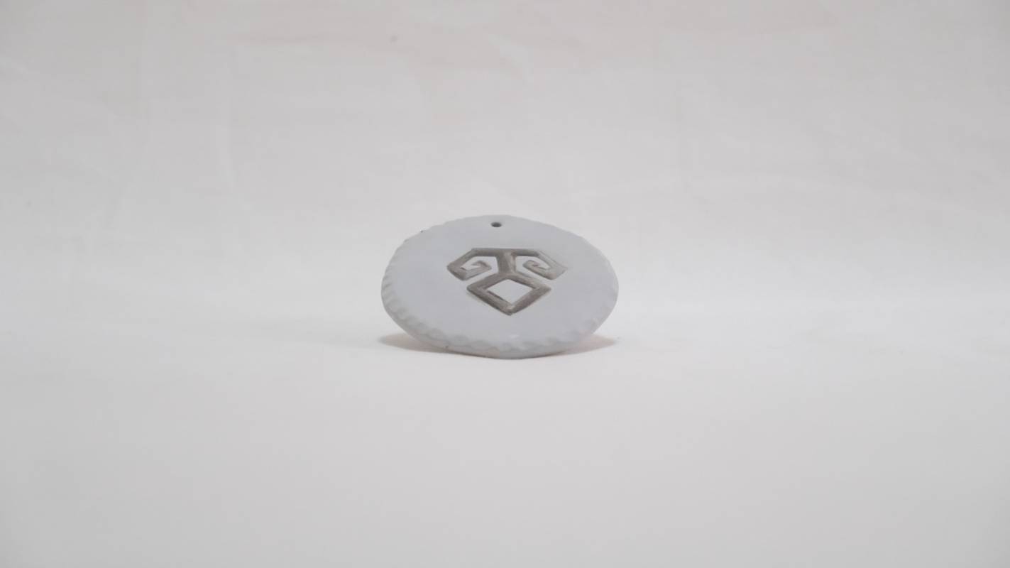 Koç Boynuzu Desenli Seramik Koku Taşı 1