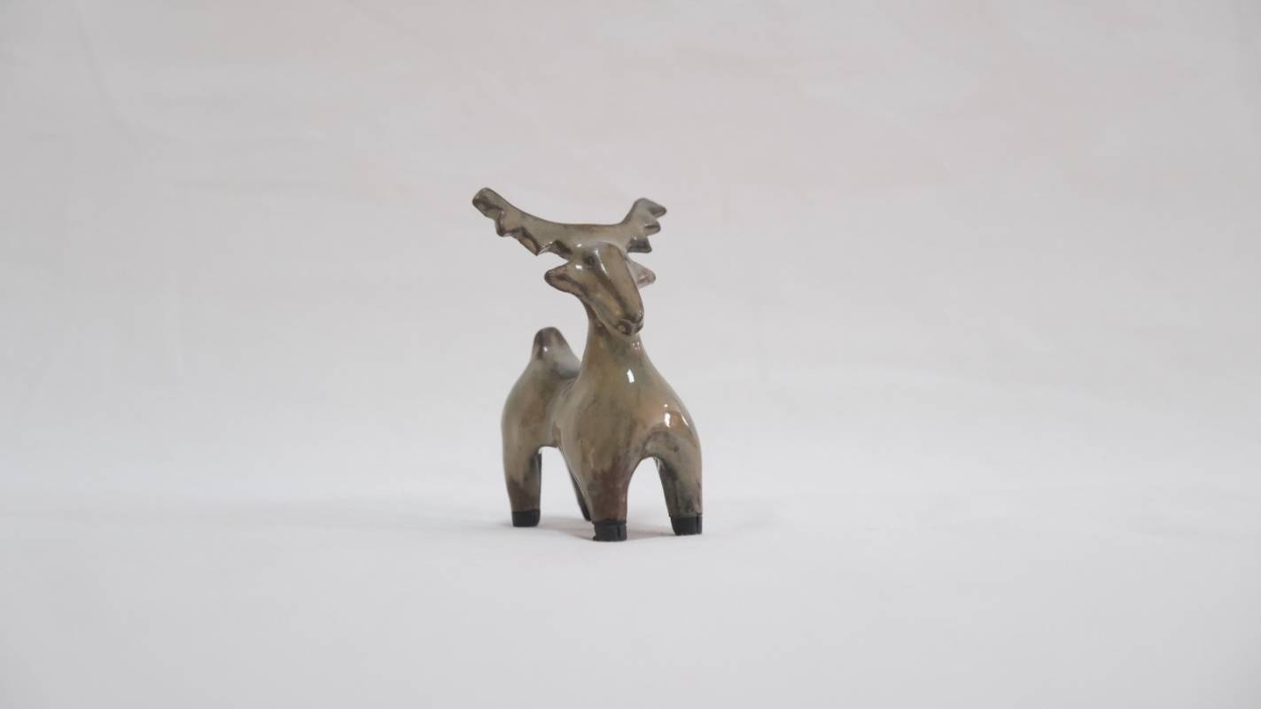 Minyatür Keçi Biblosu - Kahve Sırlı 1