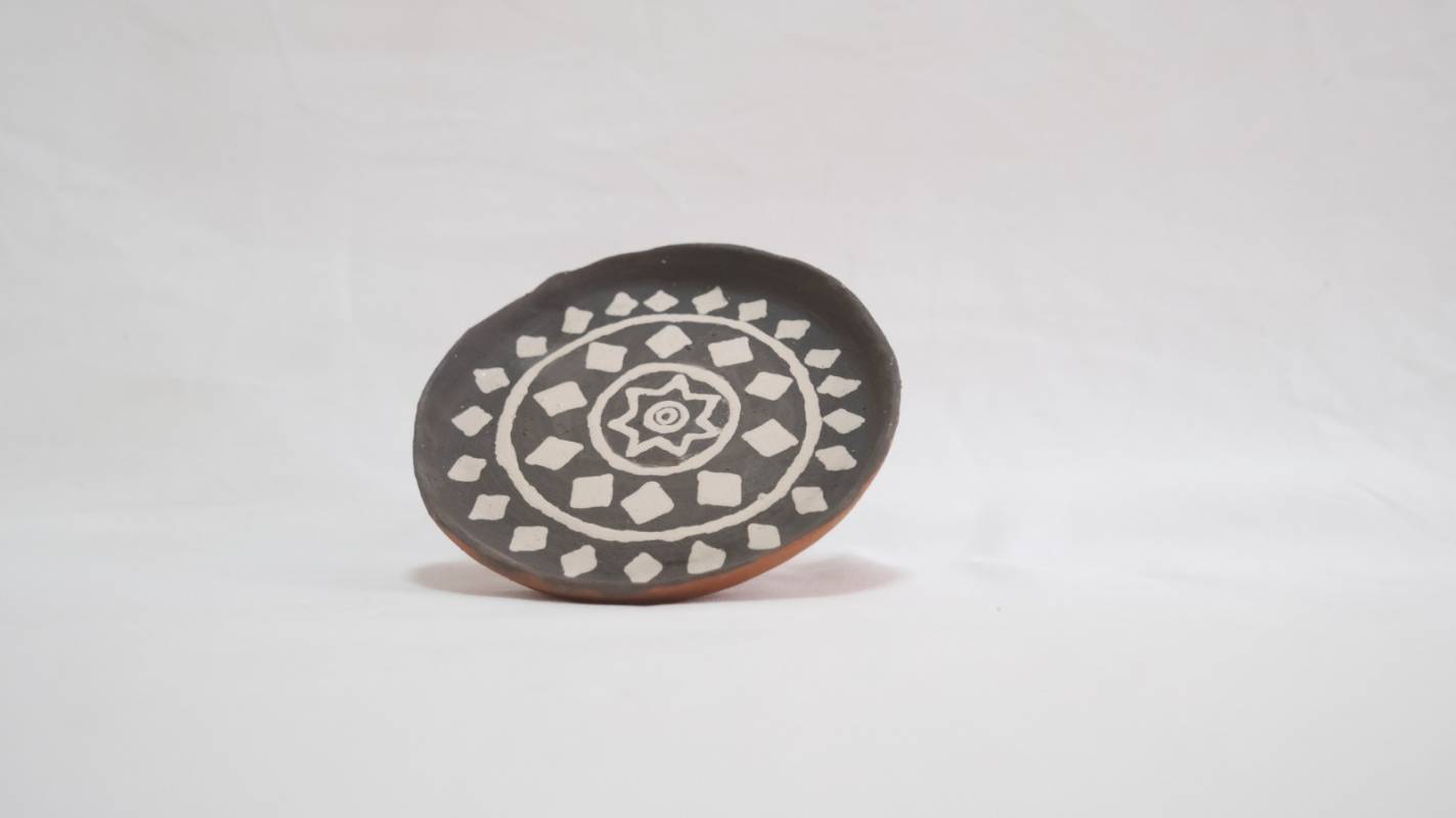 Mamak Serisi Antik Bezemeli Tabak - Model 1 1