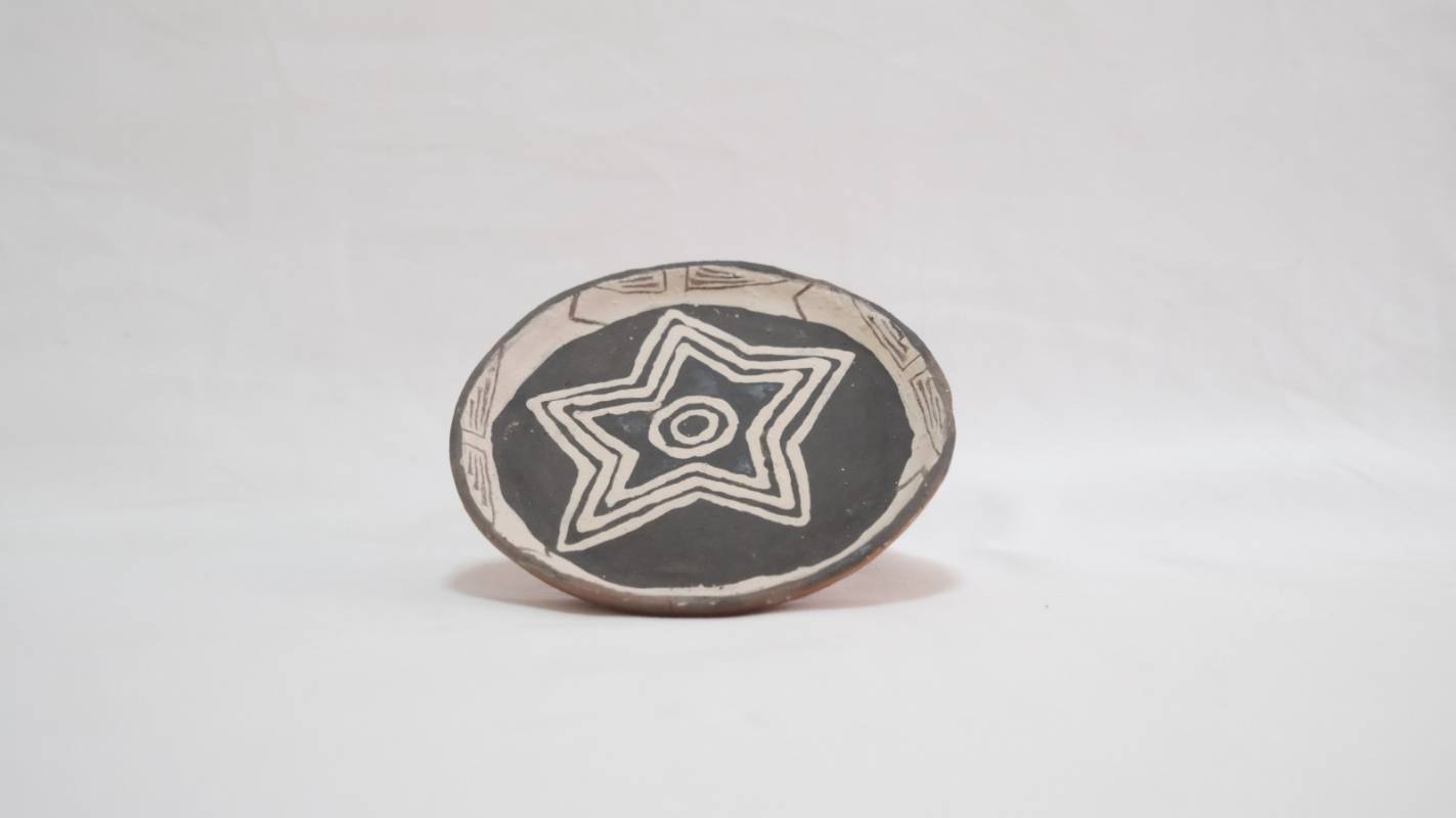 Mamak Serisi Antik Bezemeli Tabak - Model 2 1