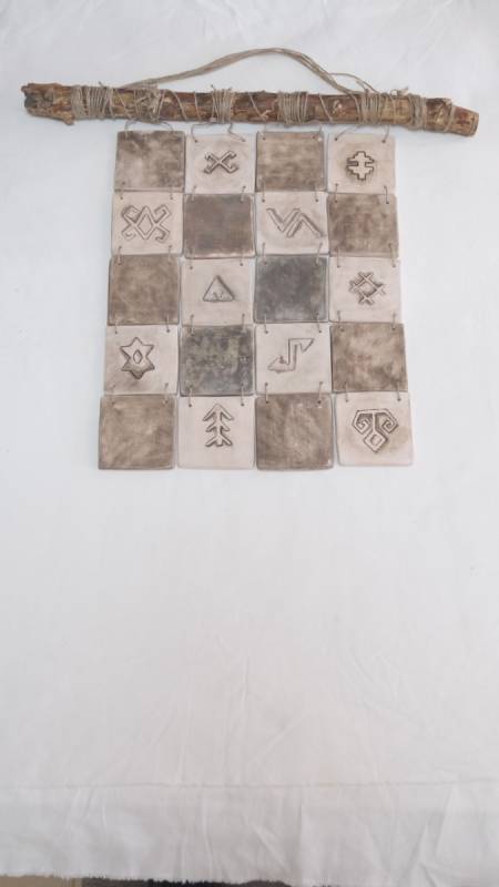 Anadolu Motifli Ahşap Temalı Dekor Pano 2