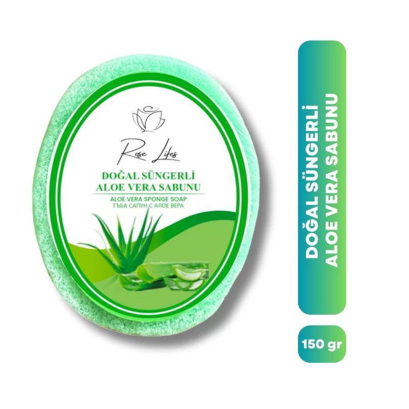 Dogal Süngerli Aloe Vera Sabunu (150 gr) 1