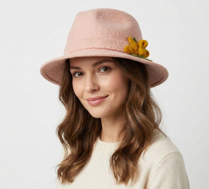 Keçe Şapka (Pembe) 1