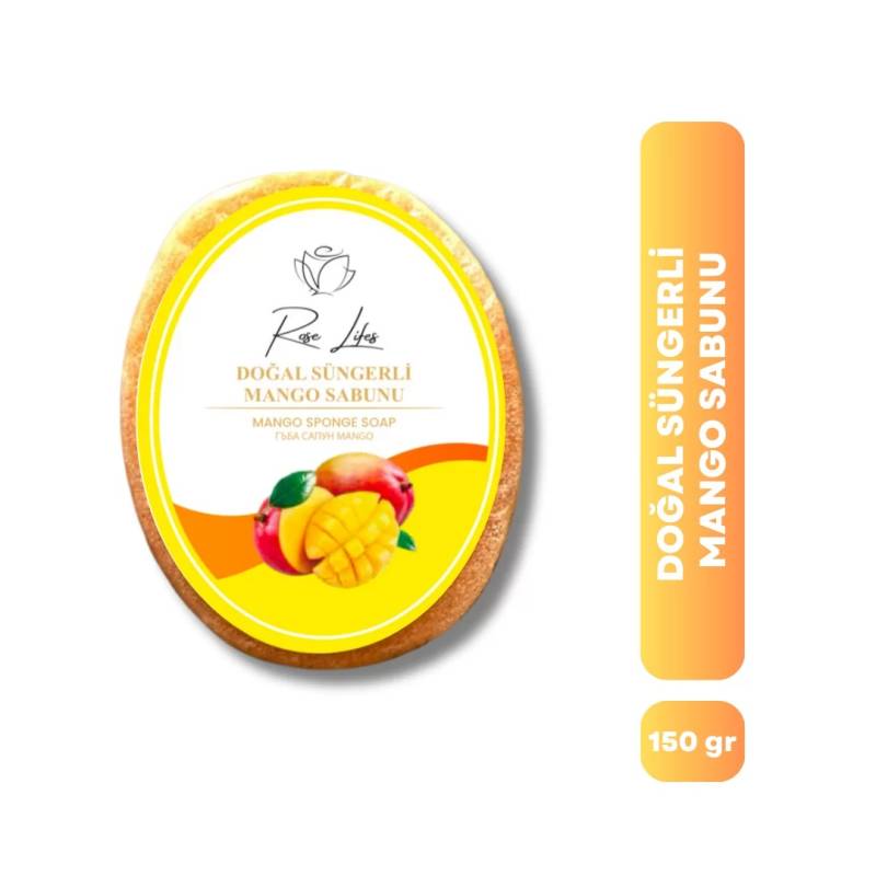 Dogal Süngerli Mango Sabunu (150 gr) 1